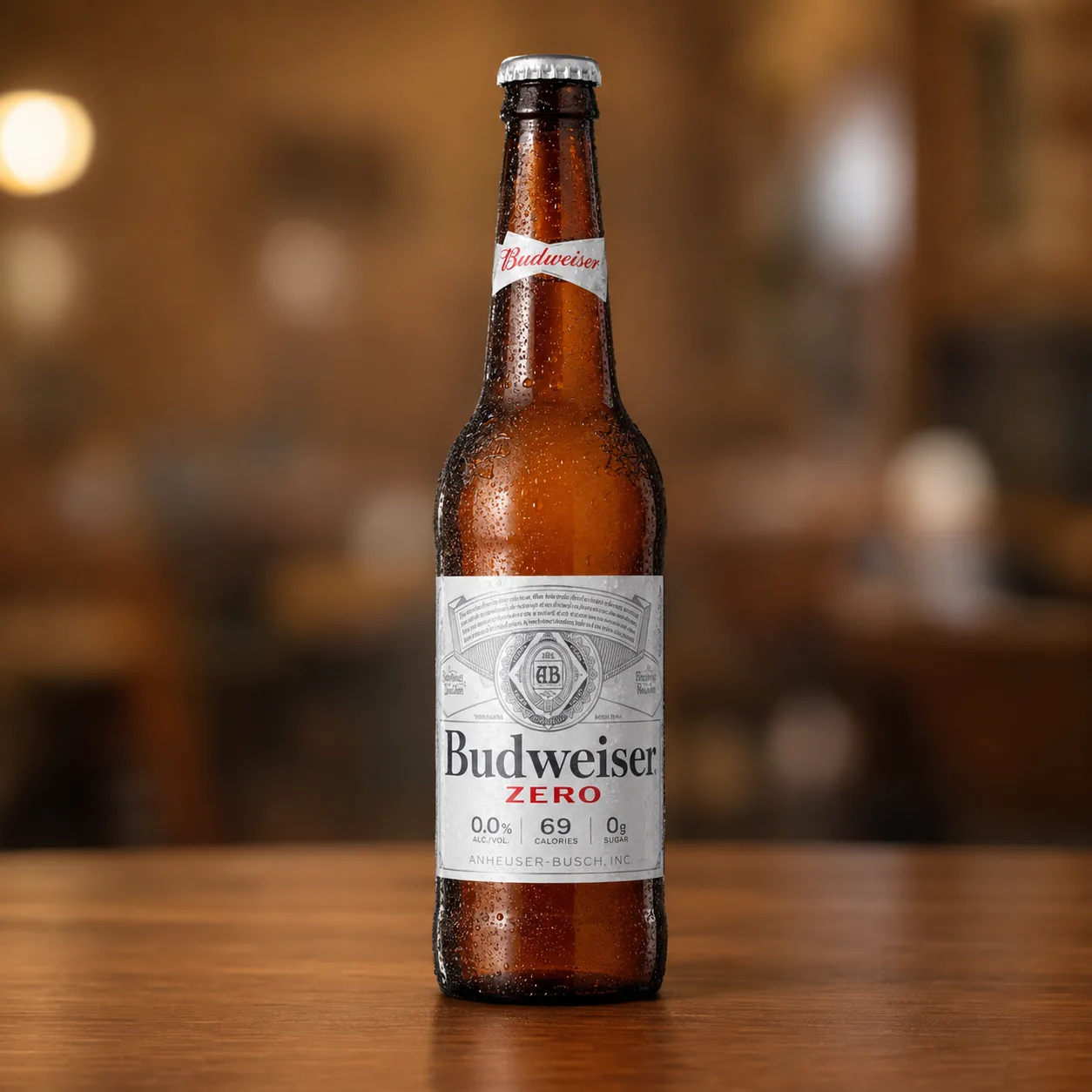 Garrafa long neck Budweiser Zero