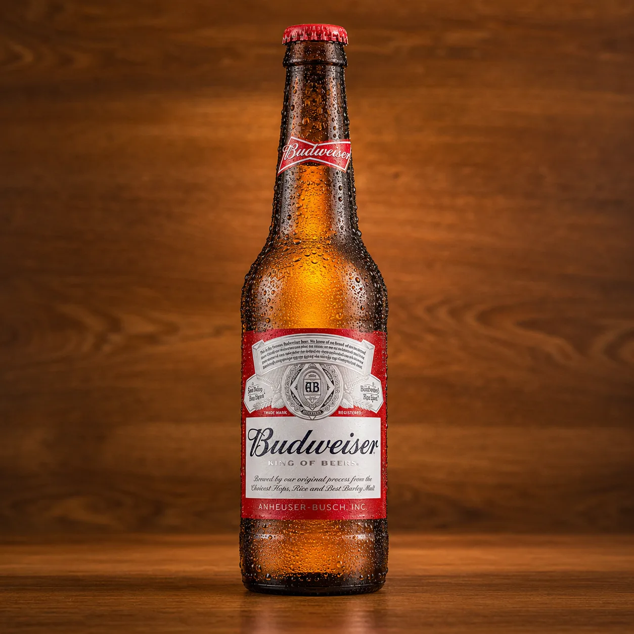 Garrafa long neck Budweiser