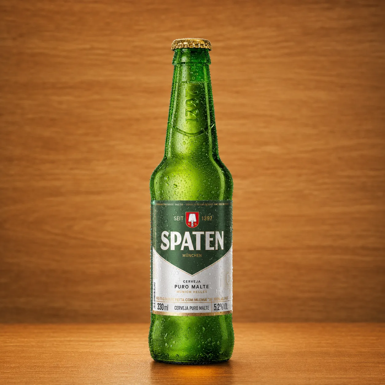 Garrafa long neck Spaten